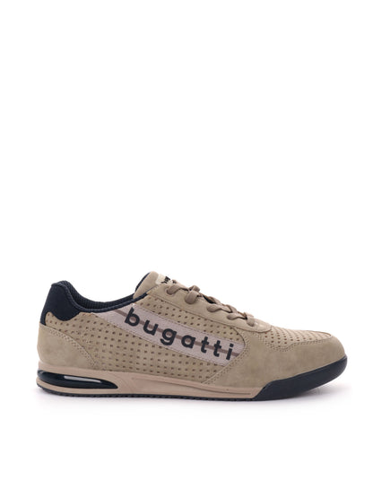 Sneakers Bugatti da uomo beige con chiusura stringata