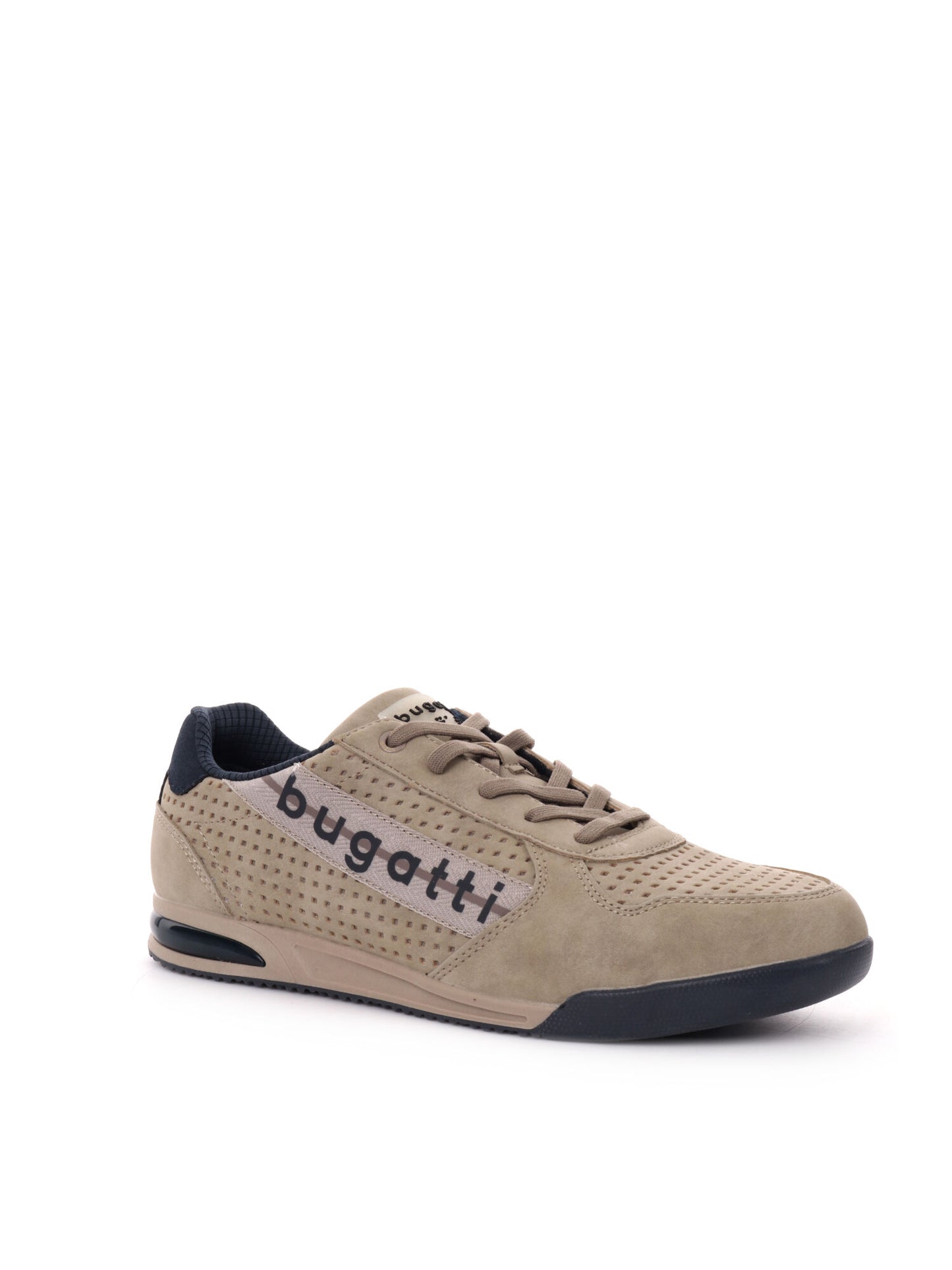 Sneakers Bugatti da uomo beige con chiusura stringata