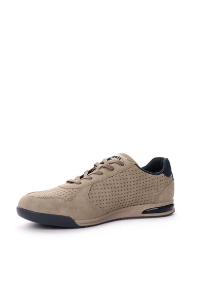 Sneakers Bugatti da uomo beige con chiusura stringata