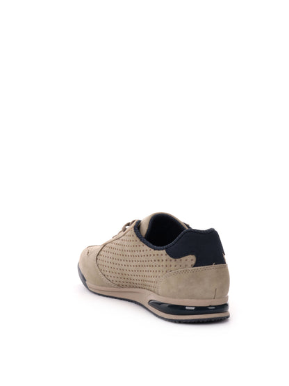 Sneakers Bugatti da uomo beige con chiusura stringata