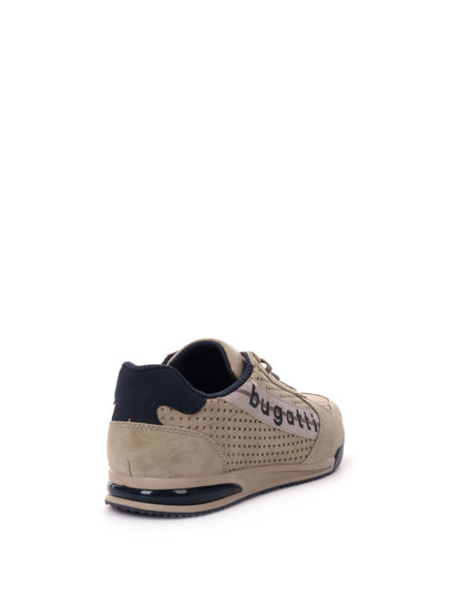 Sneakers Bugatti da uomo beige con chiusura stringata