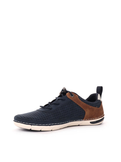 Bugatti Glenans, sneakers uomo blu eleganti e leggere