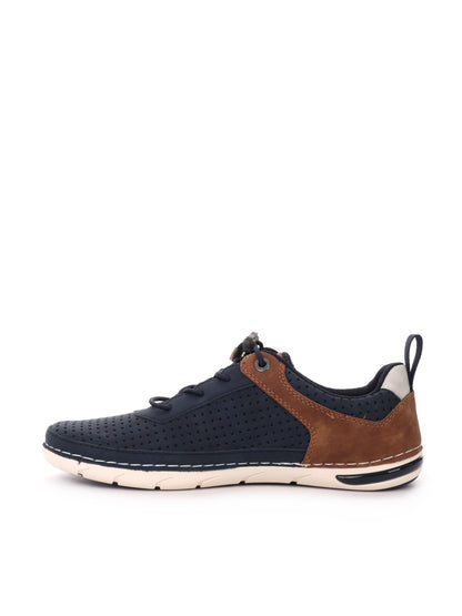 Bugatti Glenans, sneakers uomo blu eleganti e leggere