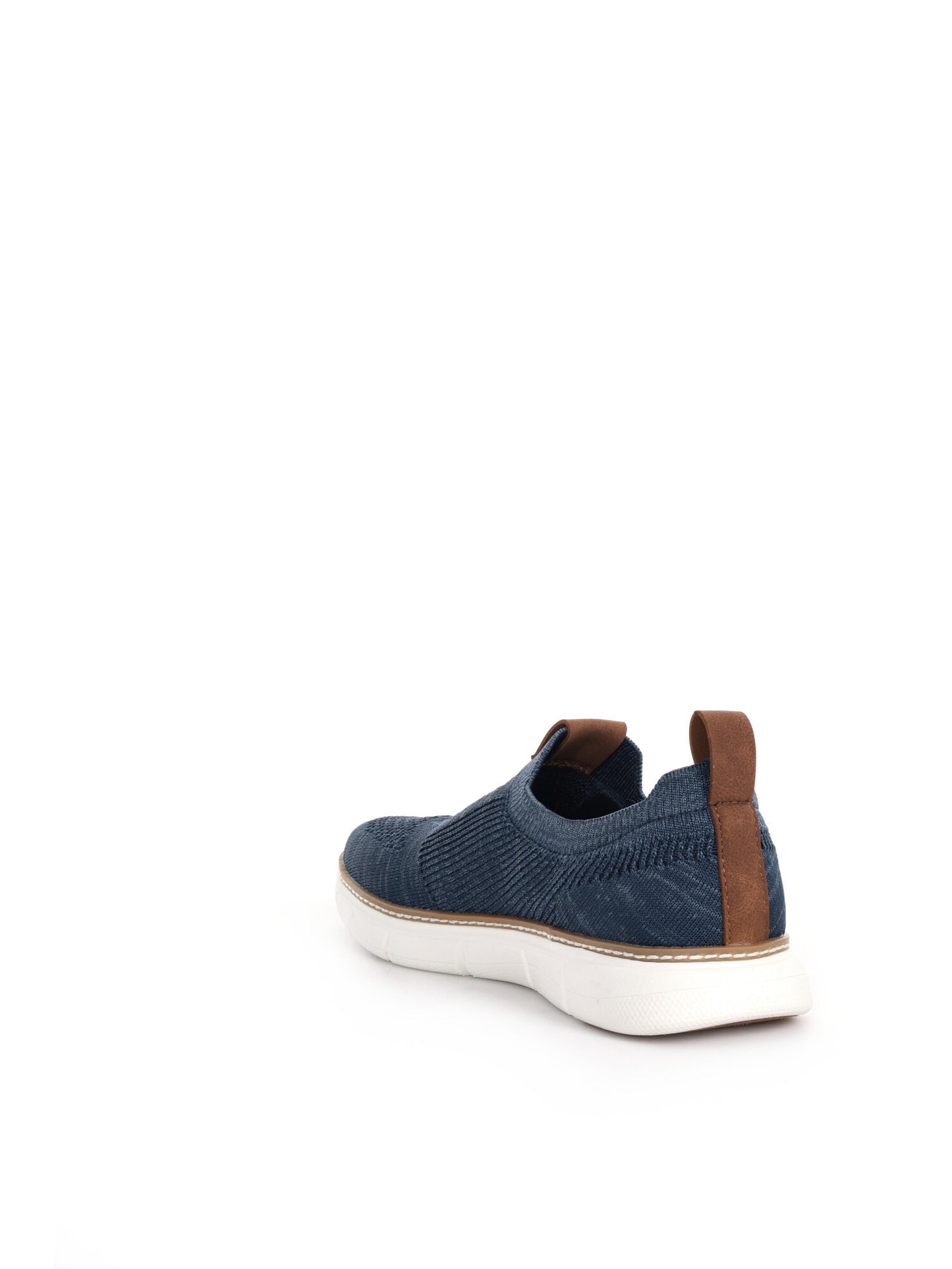 Bugatti Pasadena, slip on uomo in tessuto blu per la primavera