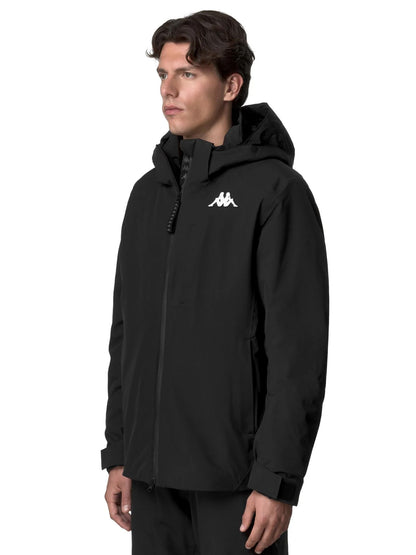 GIACCA SCI IMPERMEABILE KAPPA DA UOMO NERO