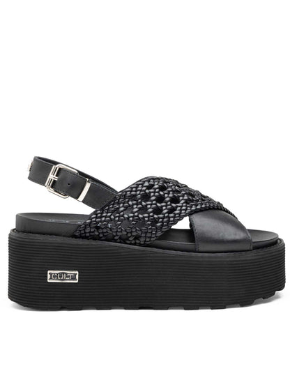 Cult Sandali Nancy di da donna neri con suola platform