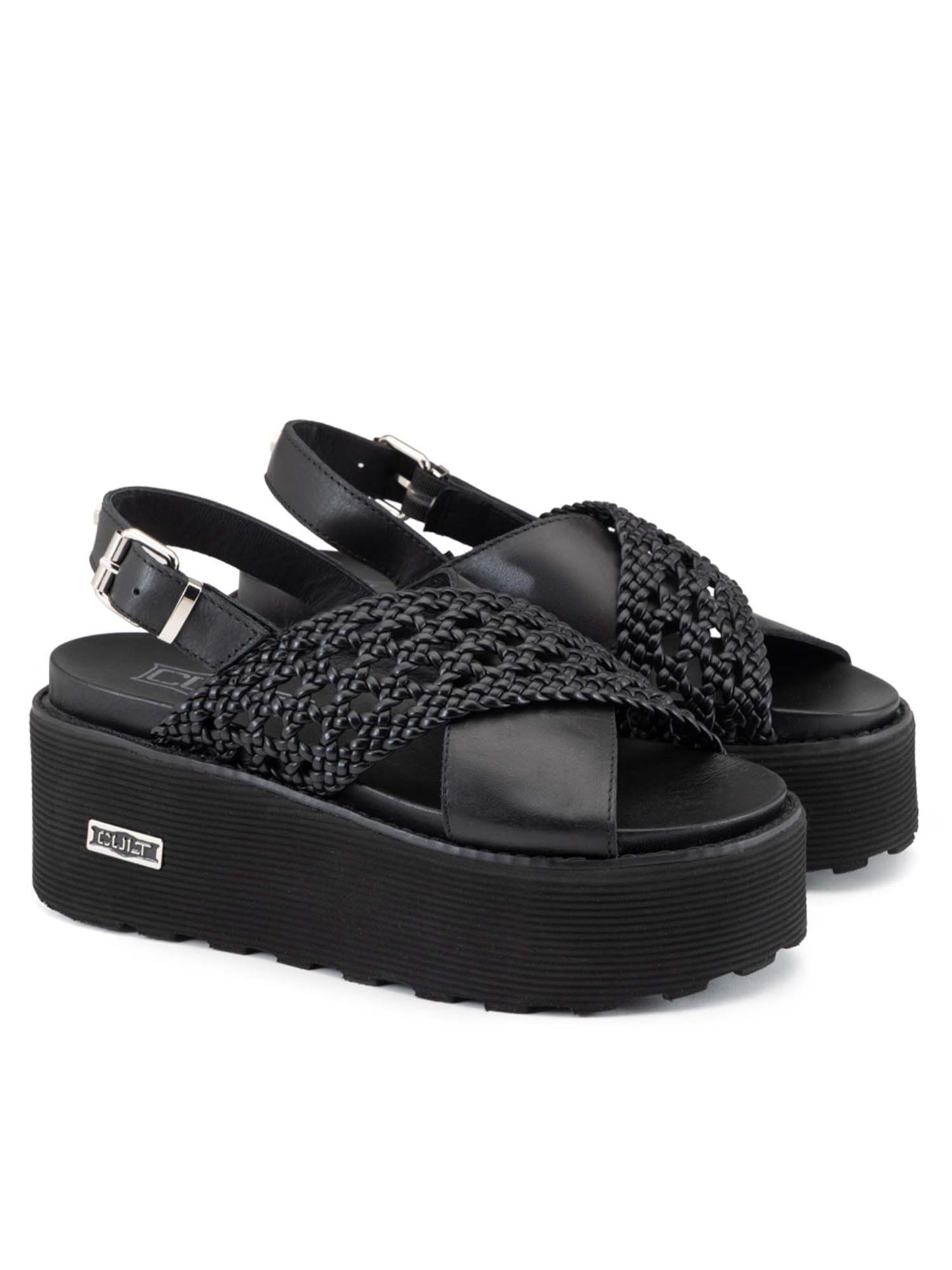 Cult Sandali Nancy di da donna neri con suola platform
