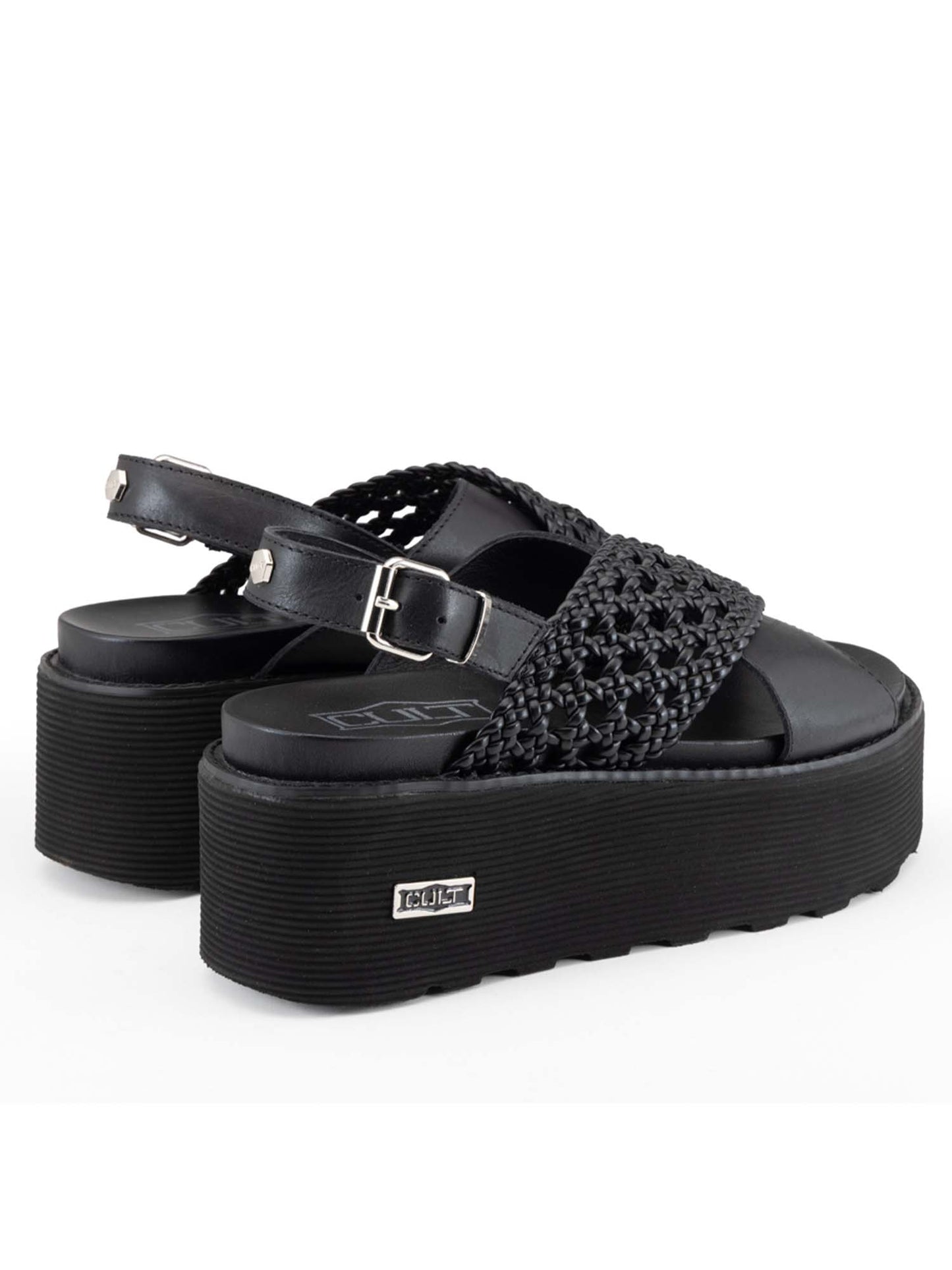 Cult Sandali Nancy di da donna neri con suola platform