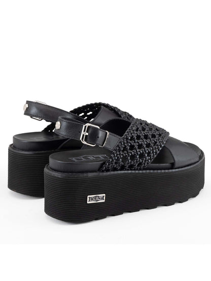 Cult Sandali Nancy di da donna neri con suola platform