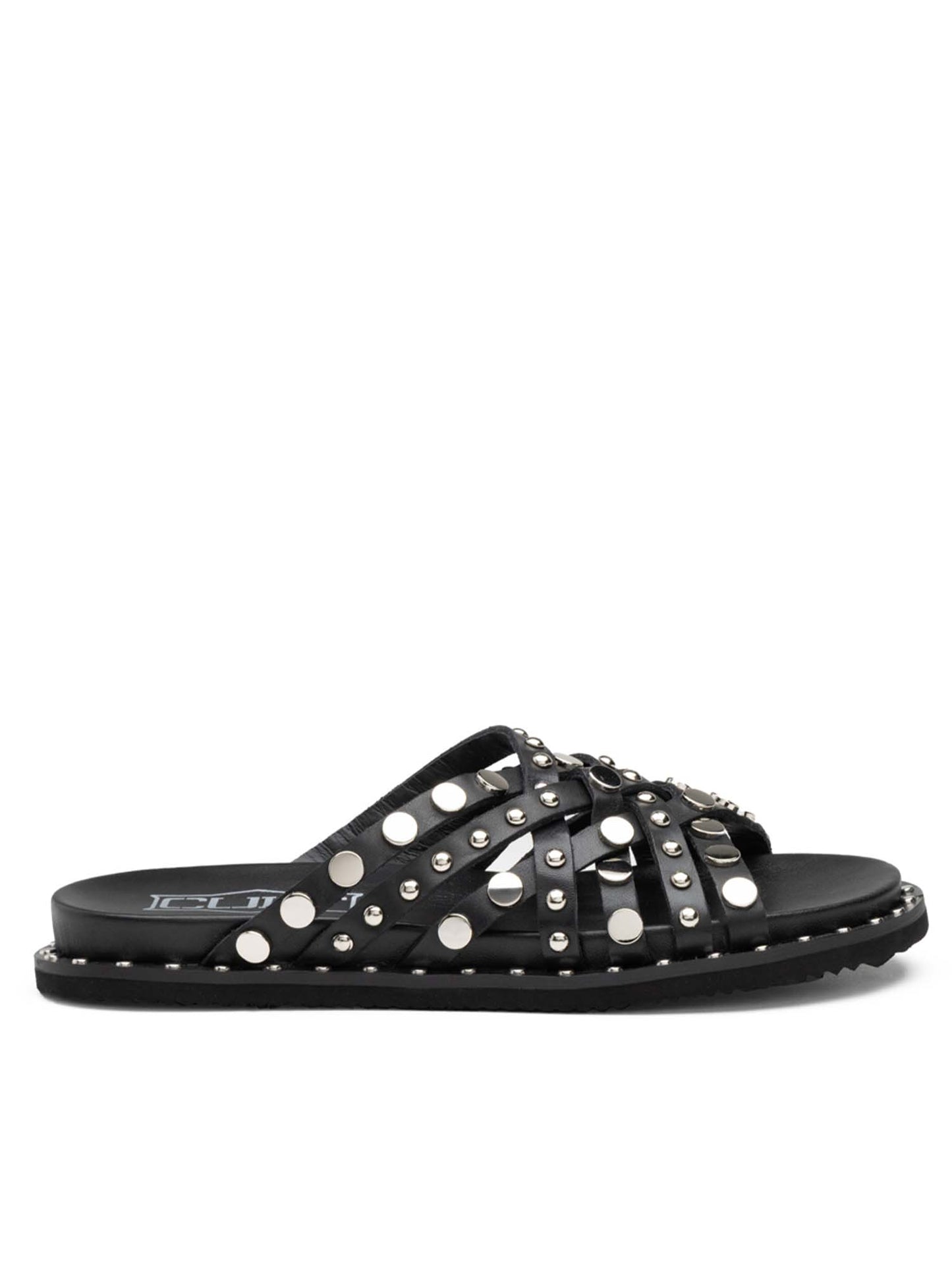 Sandali donna Cult Roshelle neri con borchie metalliche