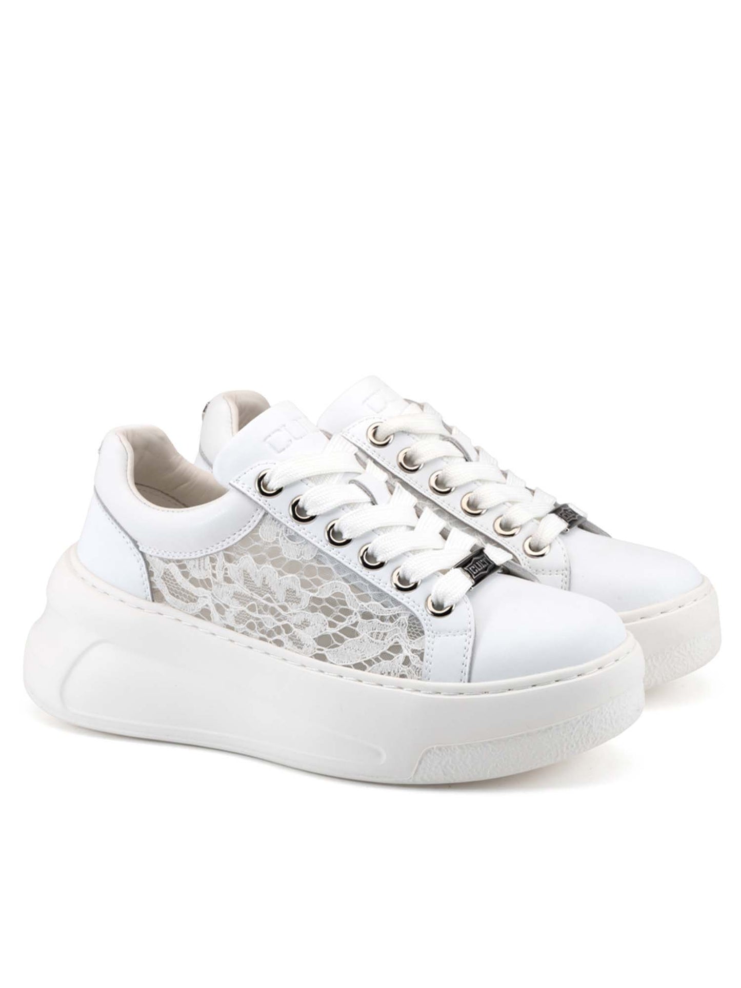 Cult Sneakers Nirvana da donna in bianco dal design moderno e versatile