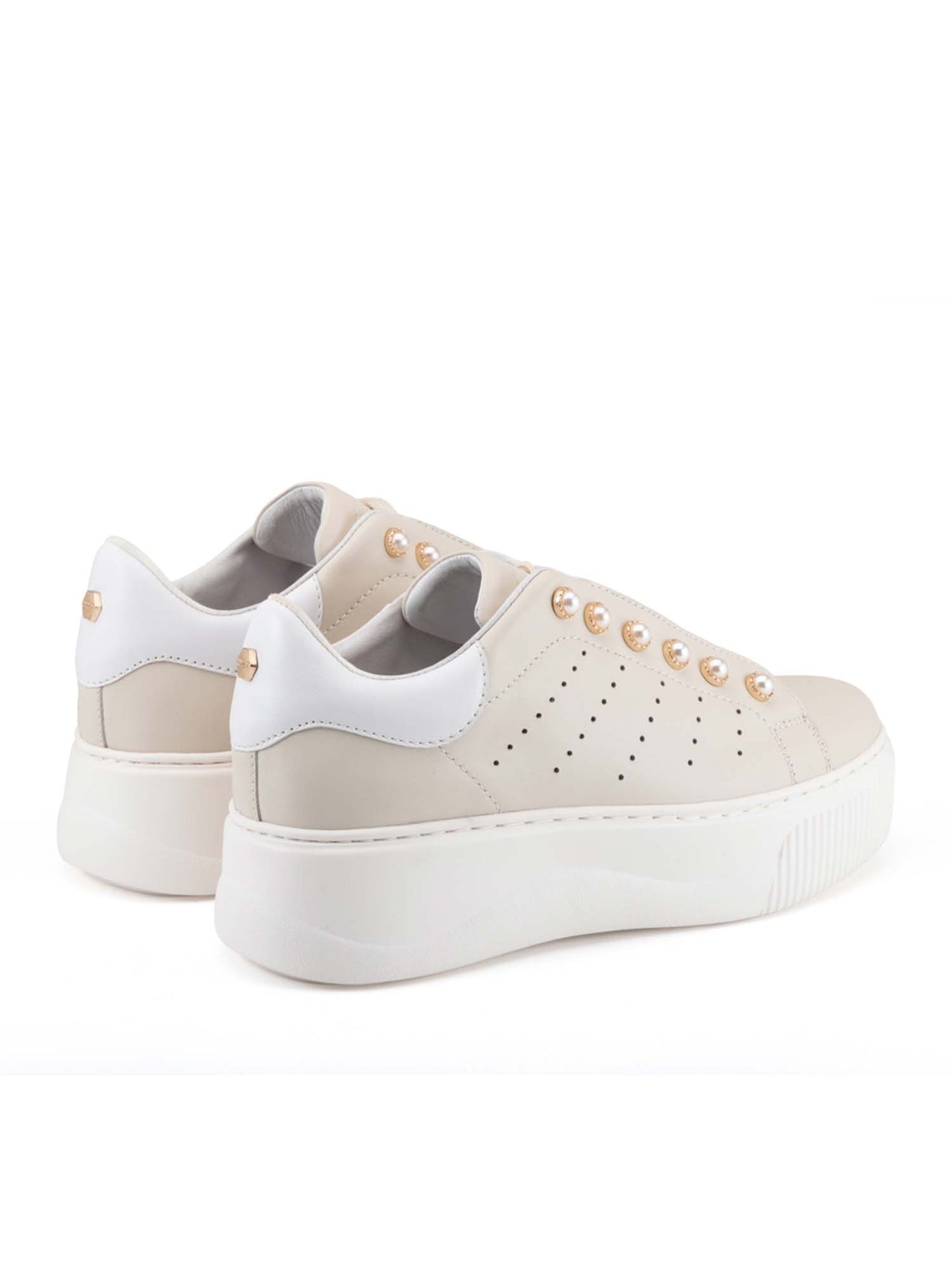 Cult Perry, sneakers donna color crema dallo stile casual e originale