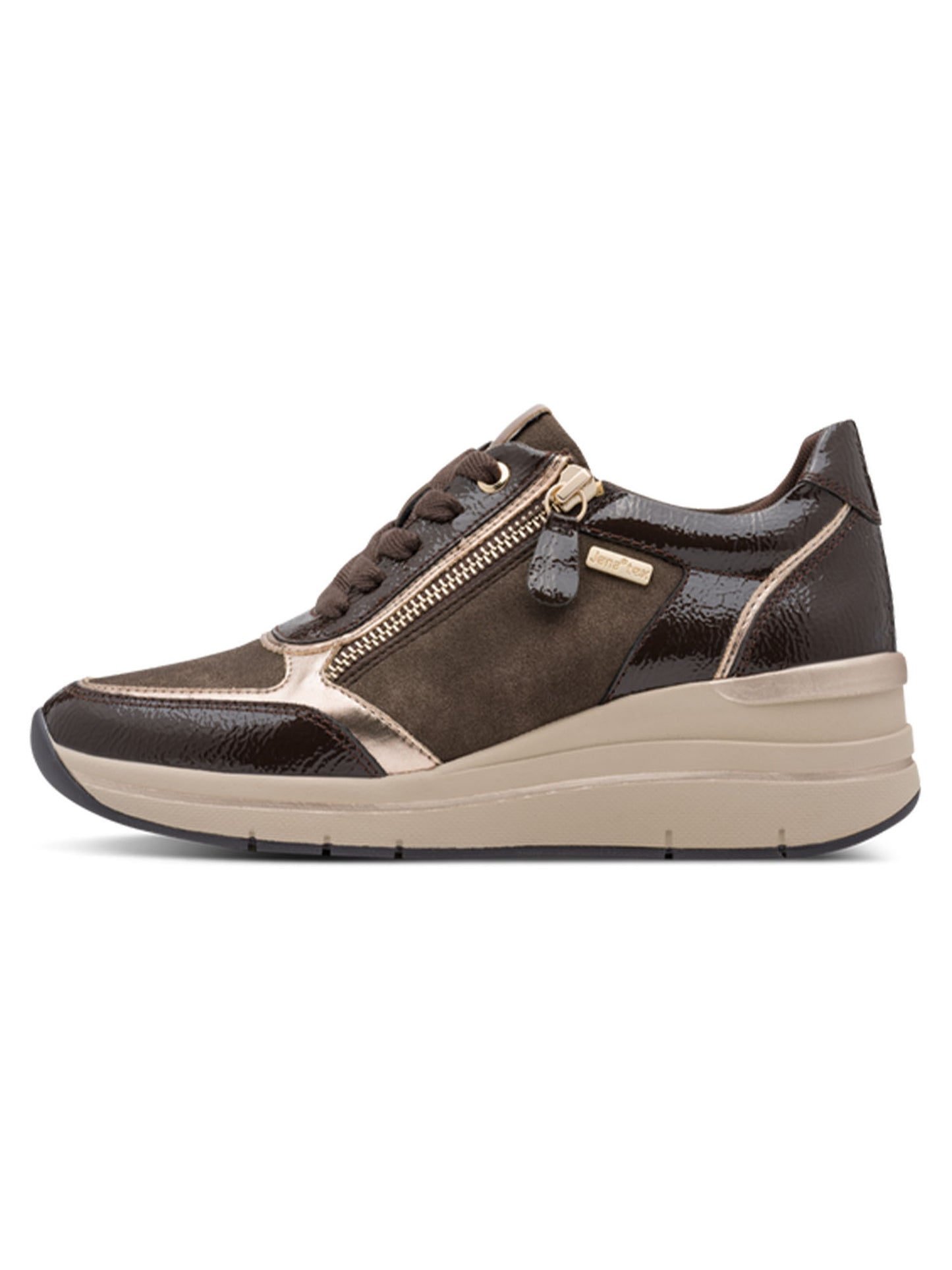 Jana 23789, sneakers da donna marroni