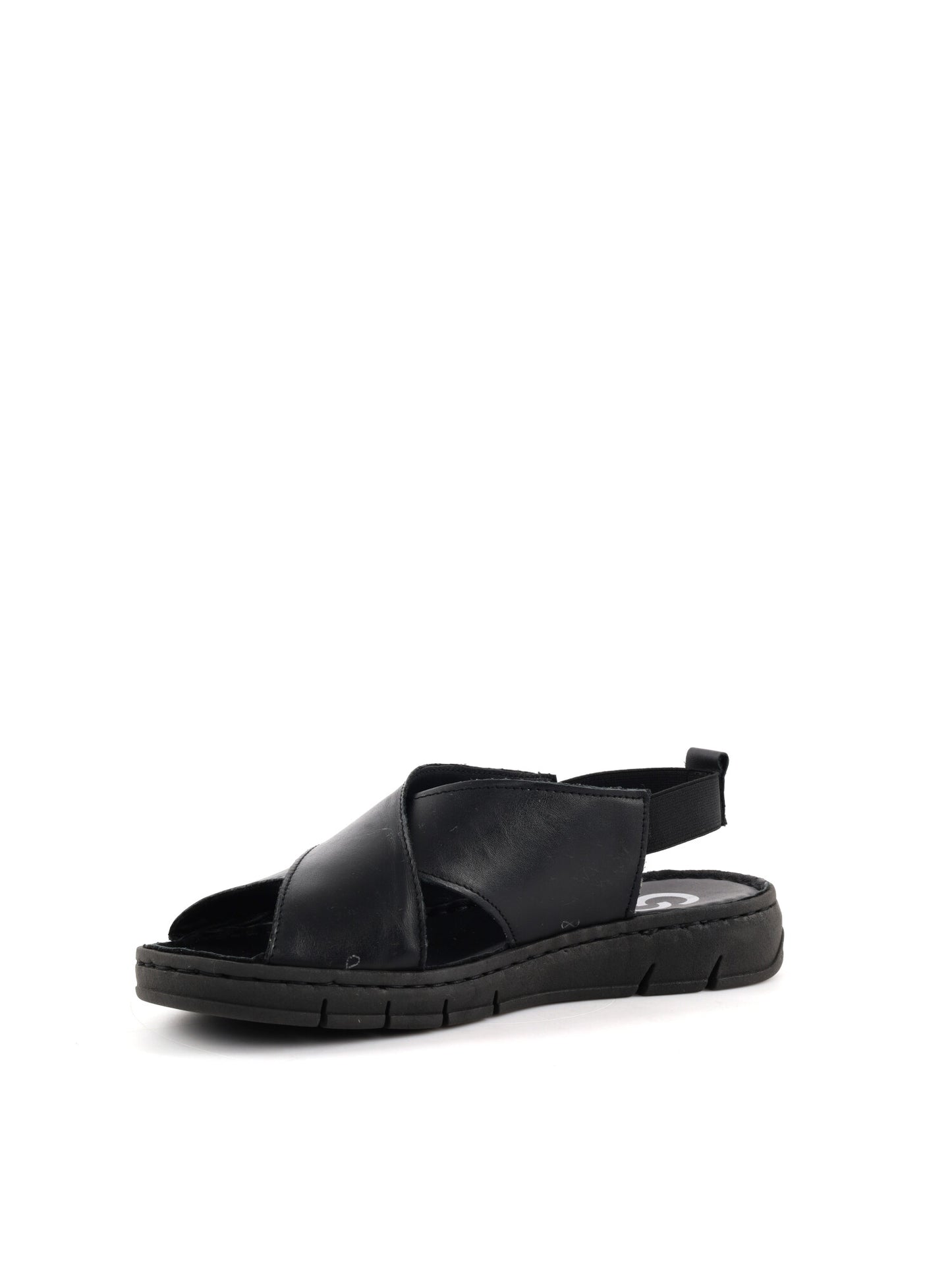 Shoelab sandalo donna nero, eleganza e comfort per la primavera-estate