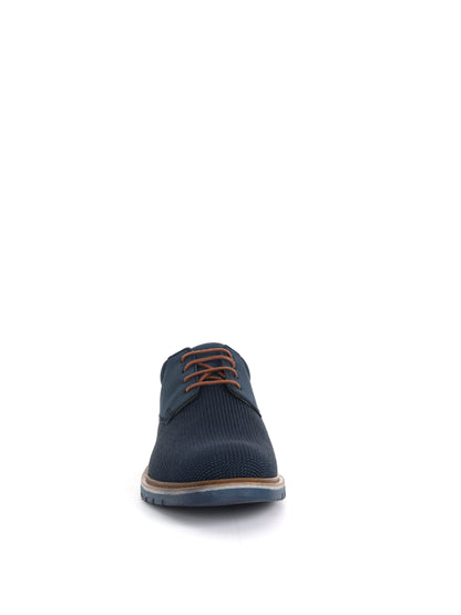 Bugatti Carrion, stringate blu da uomo eleganti e raffinate