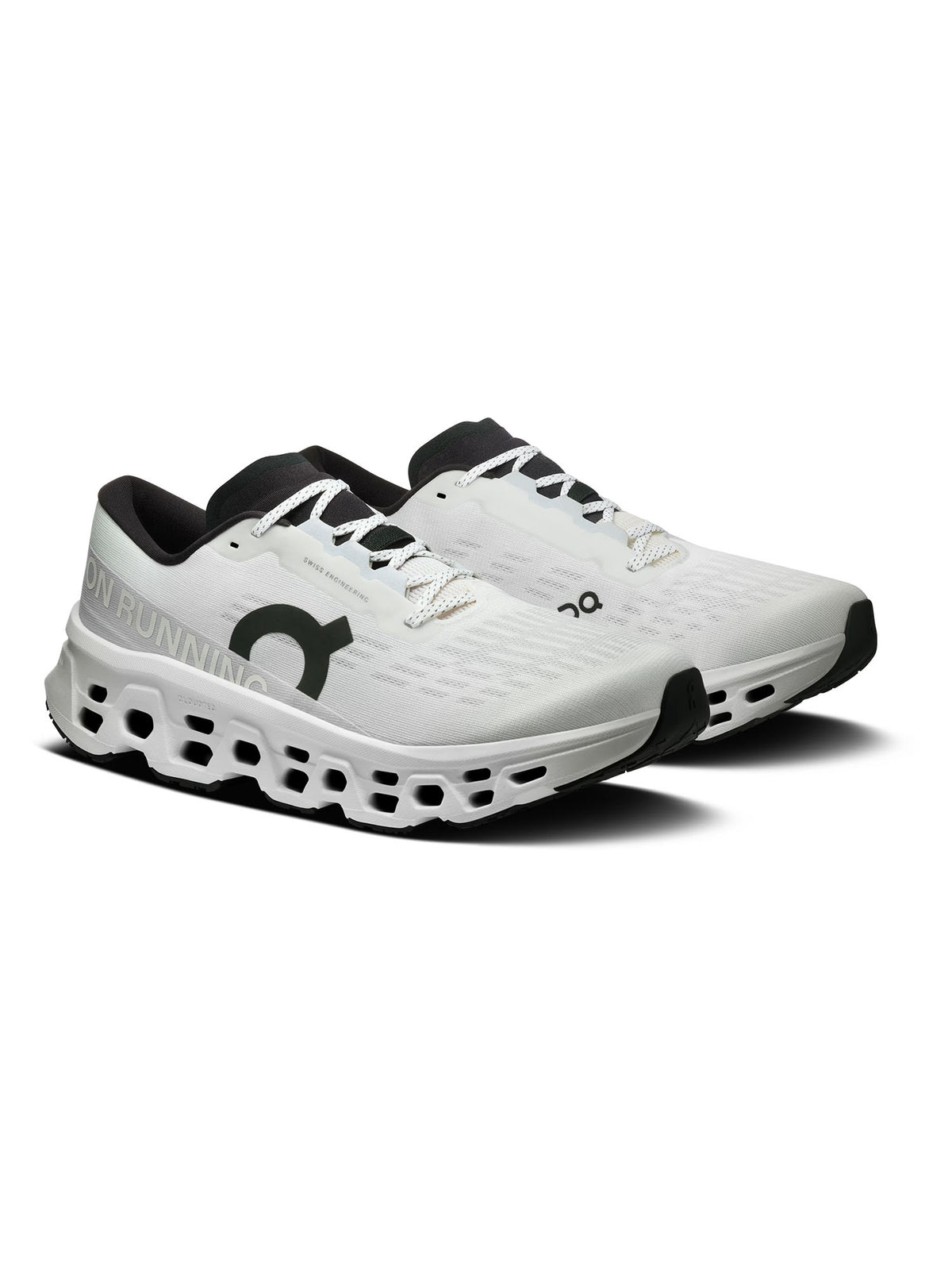 On cloudmonster 3 scarpa running da uomo bianco