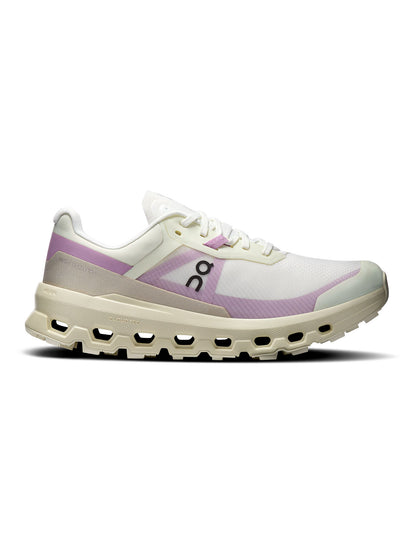 On Cloudvista 2, scarpe da running donna bianche per trail