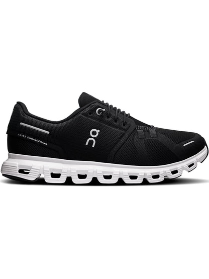 SNEAKERS CLOUD 6 ON DA DONNA NERO BIANCO