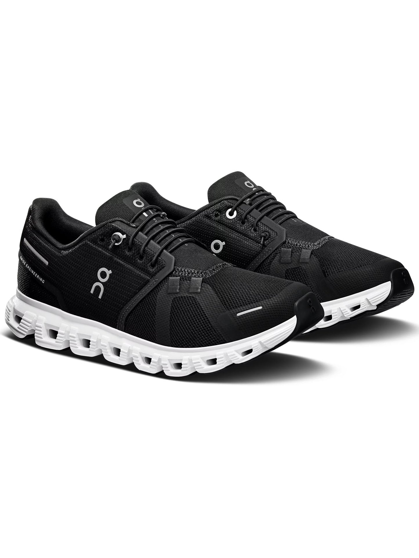 SNEAKERS CLOUD 6 ON DA DONNA NERO BIANCO