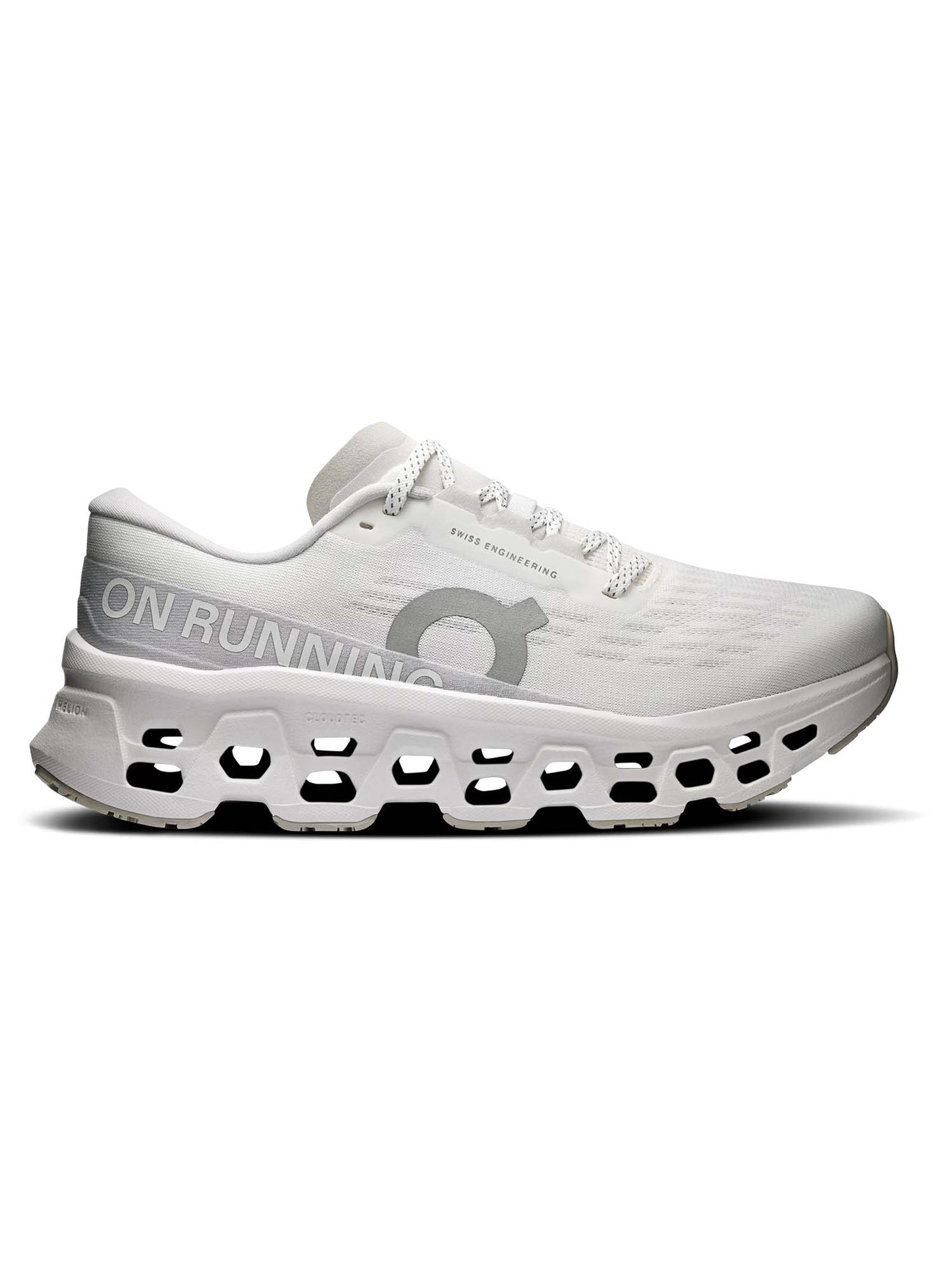 On Cloudmonster 3, scarpe da donna bianche