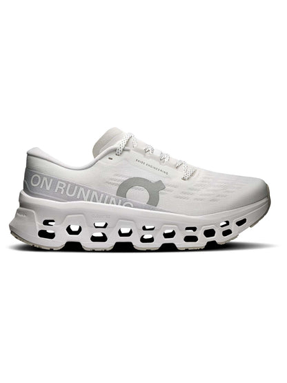 On Cloudmonster 3, scarpe da donna bianche