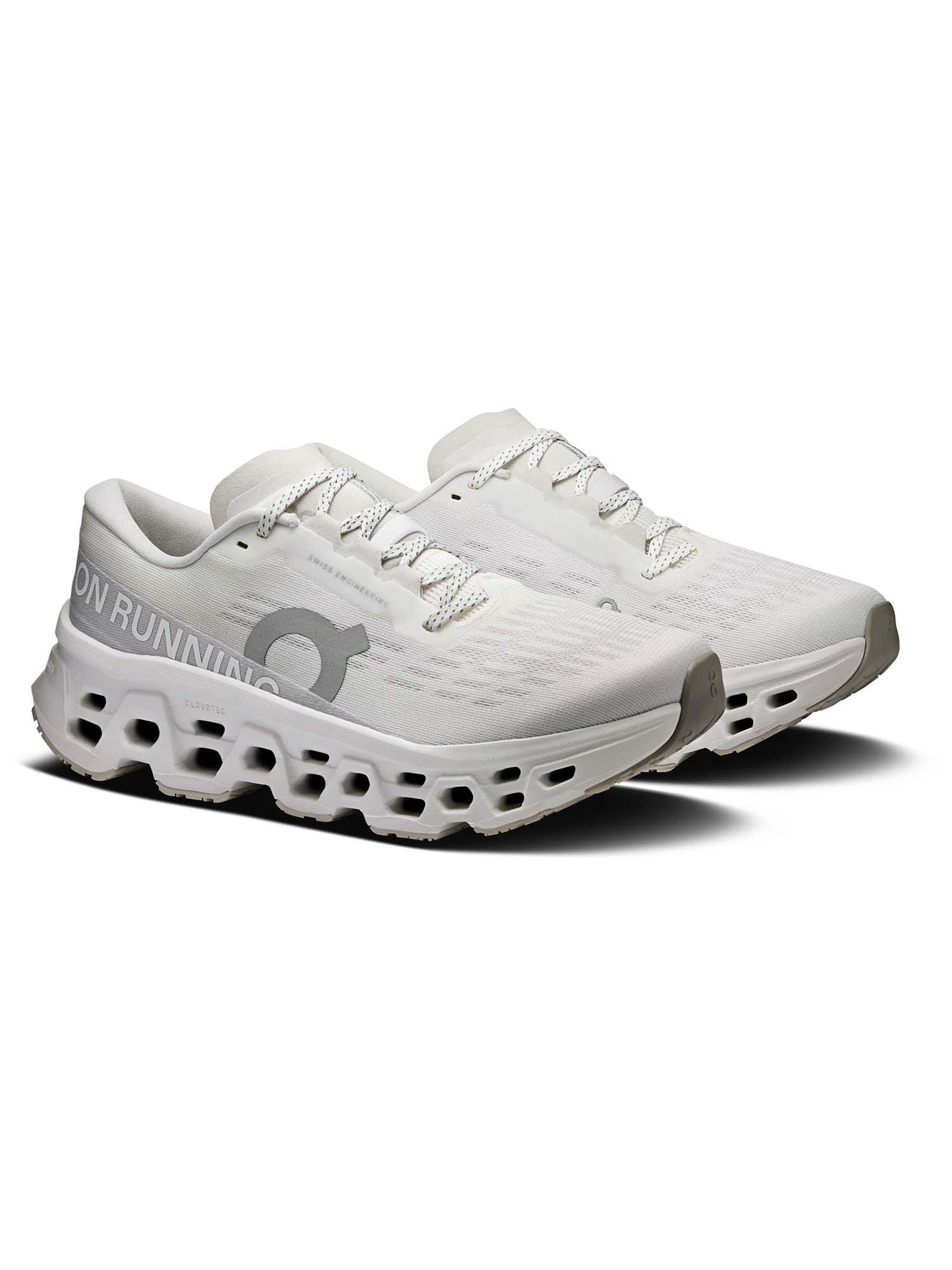 On Cloudmonster 3, scarpe da donna bianche