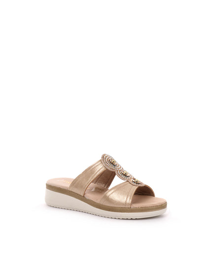 CIABATTA SMERALDA TIGLIO DONNA PLATINO