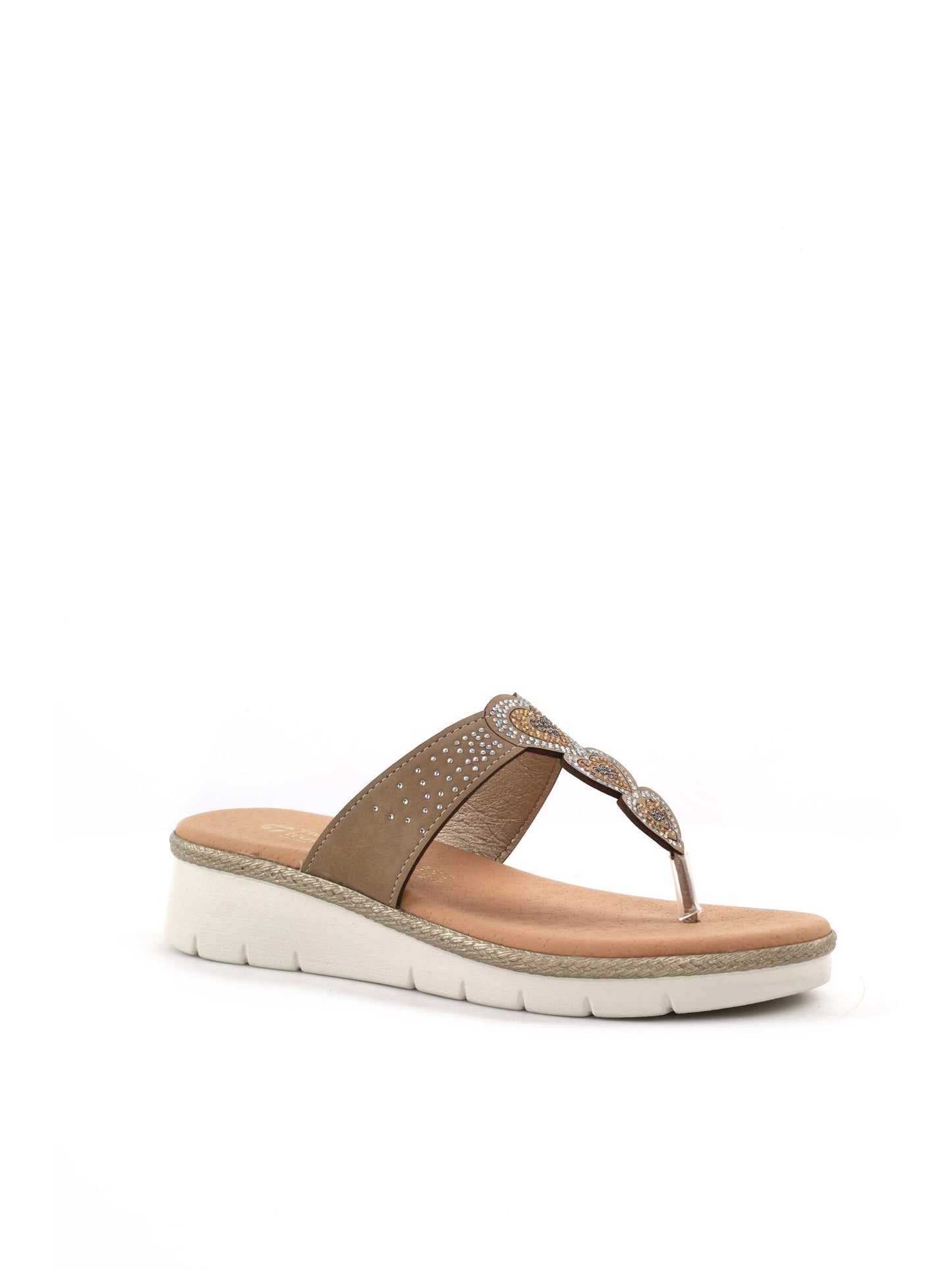 Tiglio Smeralda, ciabatte donna beige eleganti e comode