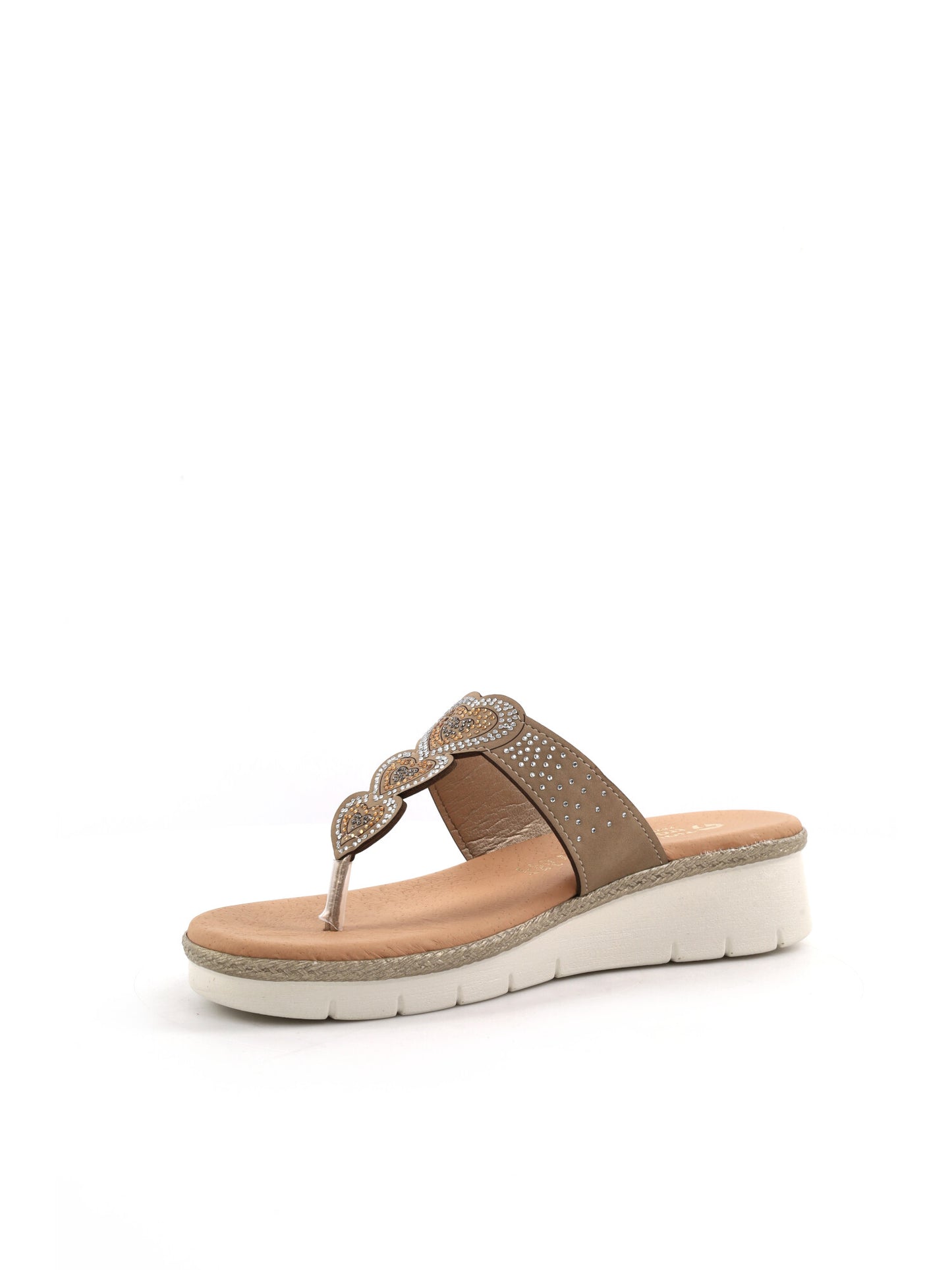 Tiglio Smeralda, ciabatte donna beige eleganti e comode