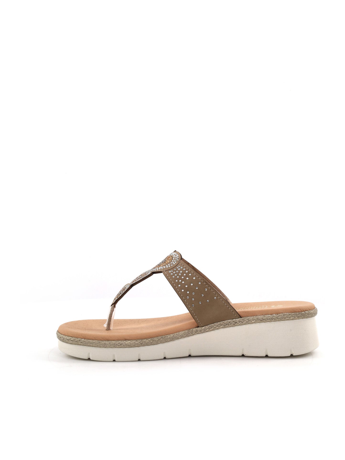 Tiglio Smeralda, ciabatte donna beige eleganti e comode