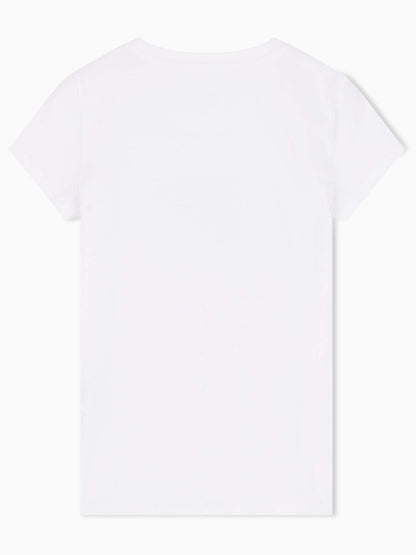 Armani Exchange 8NYTDL YJ73Z 6110, t-shirt maniche corte da donna bianca