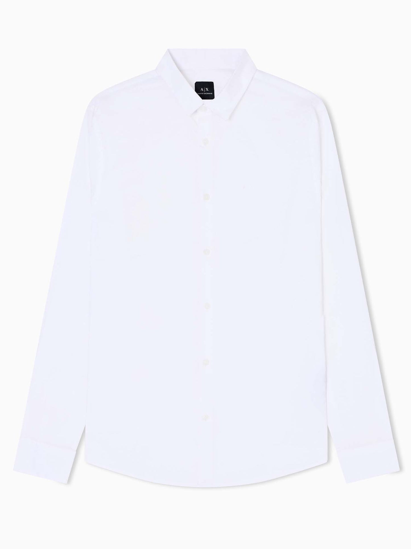 Armani Exchange 8NZC31 ZN28Z, camicia da uomo bianca