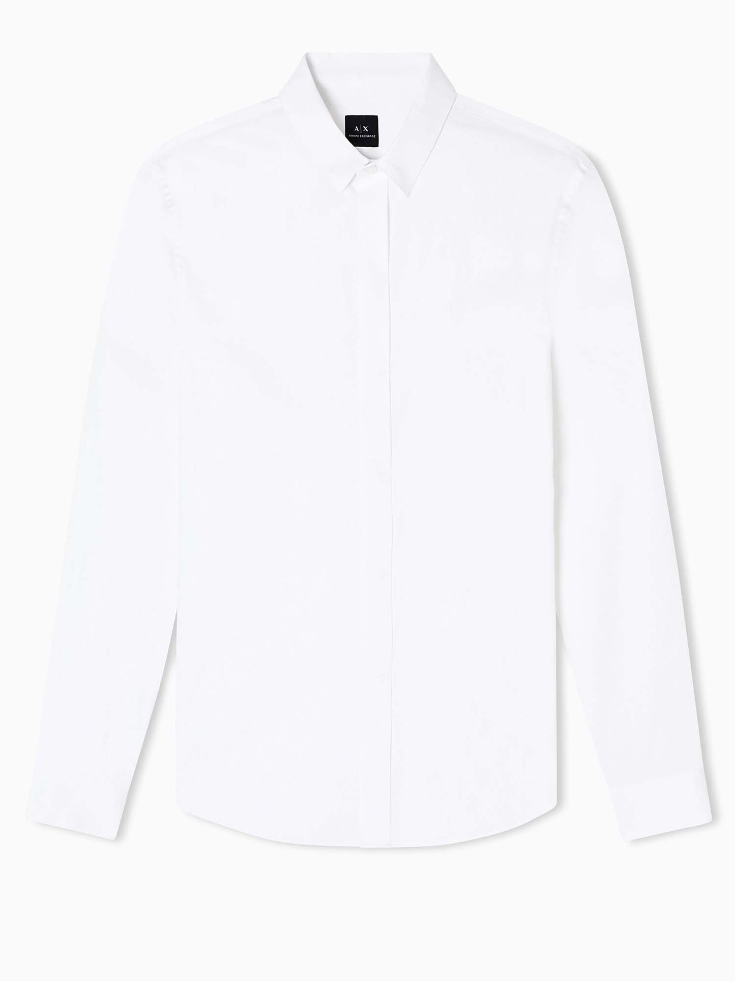 Armani Exchange 8NZCBD ZN10Z 0113, camicia da uomo bianca