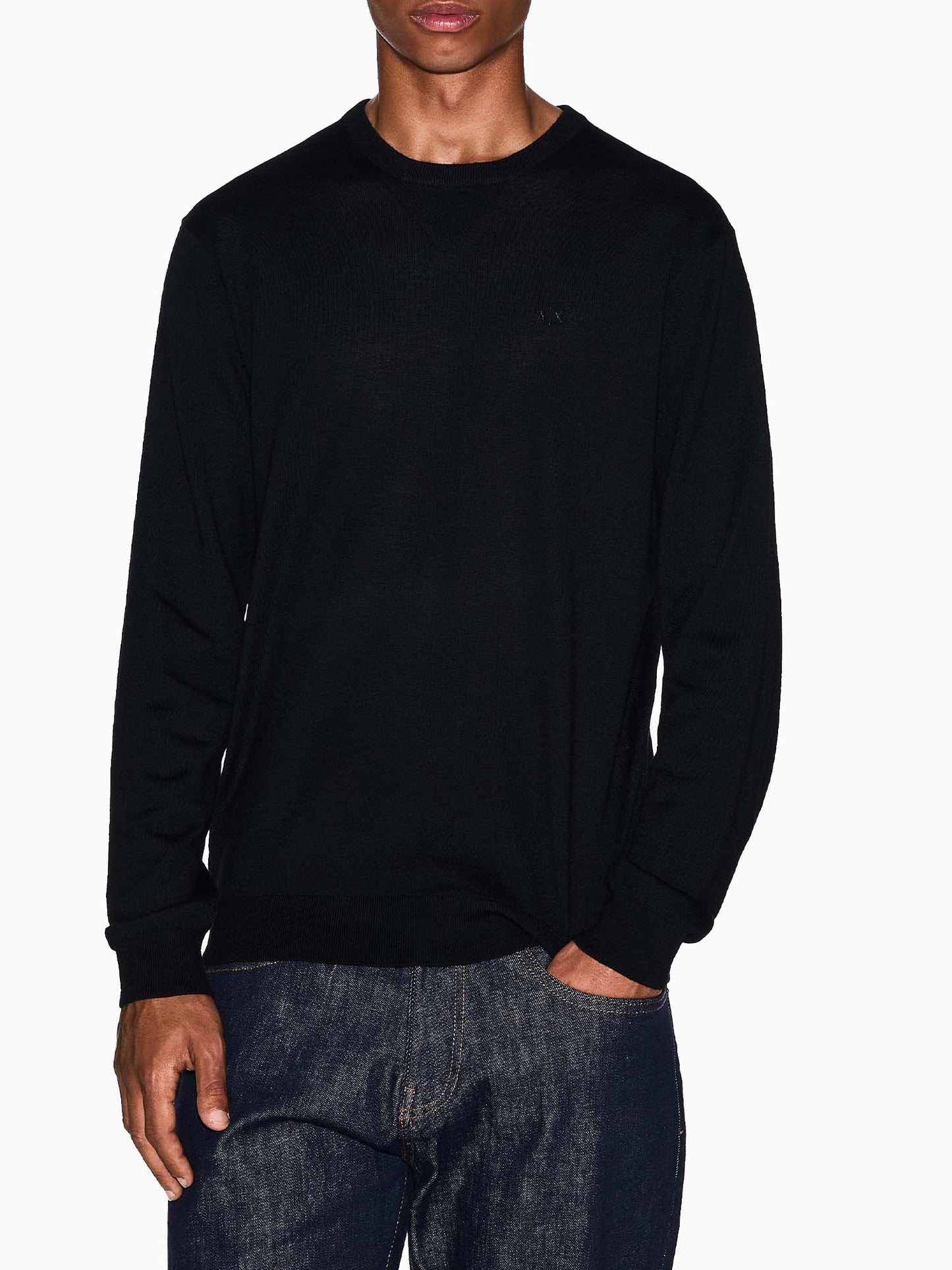 Armani Exchange Pullover, maglia da uomo nero
