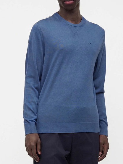 Armani Exchange Pullover, maglia da uomo blu