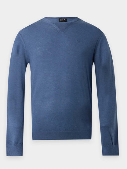 Armani Exchange Pullover, maglia da uomo blu