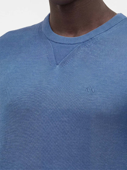 Armani Exchange Pullover, maglia da uomo blu