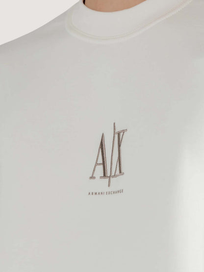 Armani Exchange Xm0368 Af10818 U0009, felpa da uomo bianca