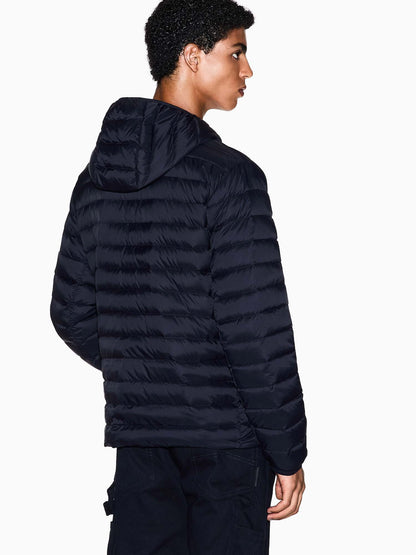 Armani Exchange Ultralight Hooded Down Jacket, giubbotto da uomo blu