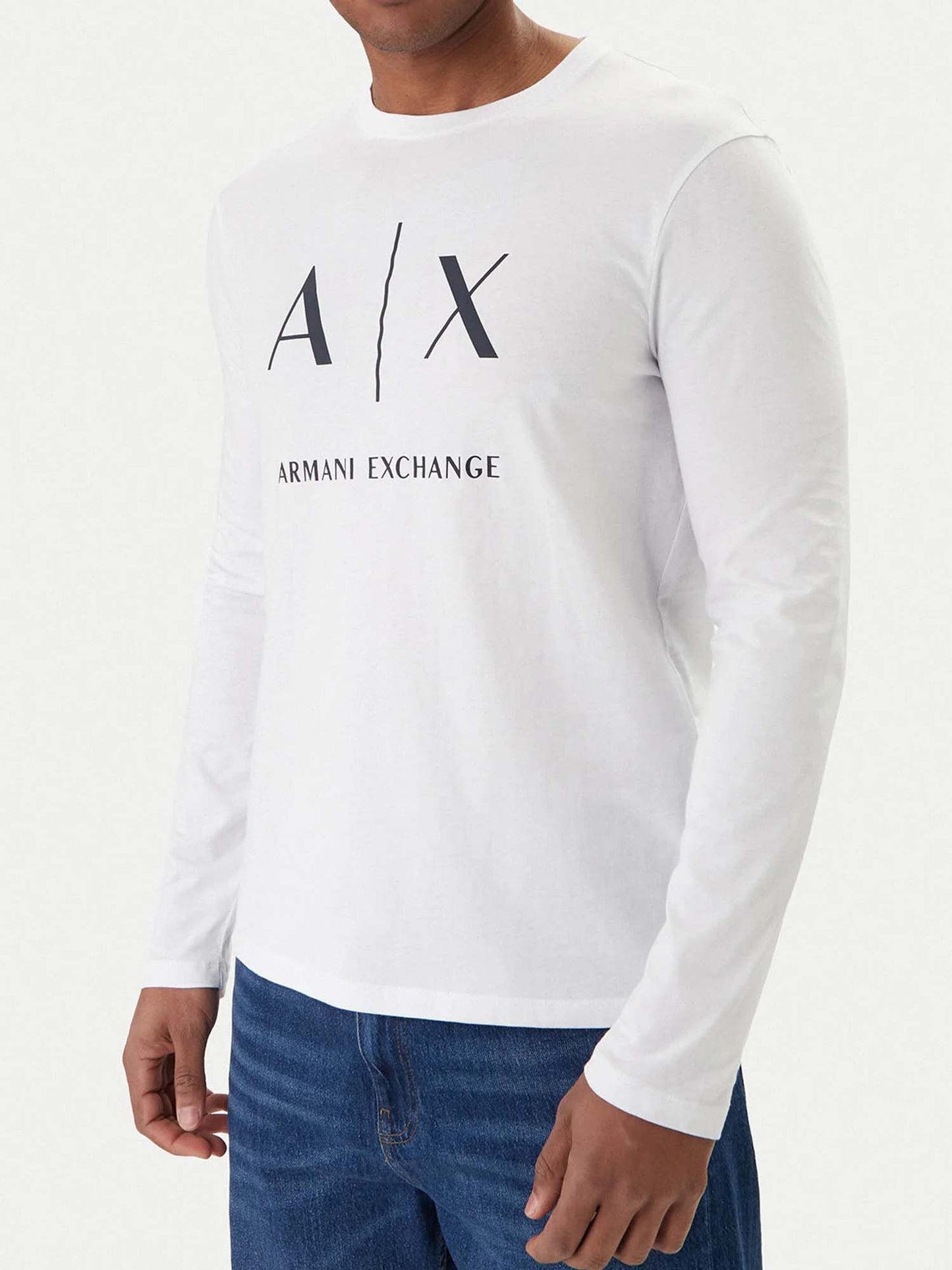 Armani Exchange Xm2684 Af10356 U0002, t-shirt da uomo bianca
