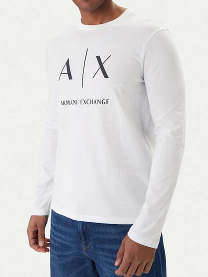 Armani Exchange Xm2684 Af10356 U0002, t-shirt da uomo bianca