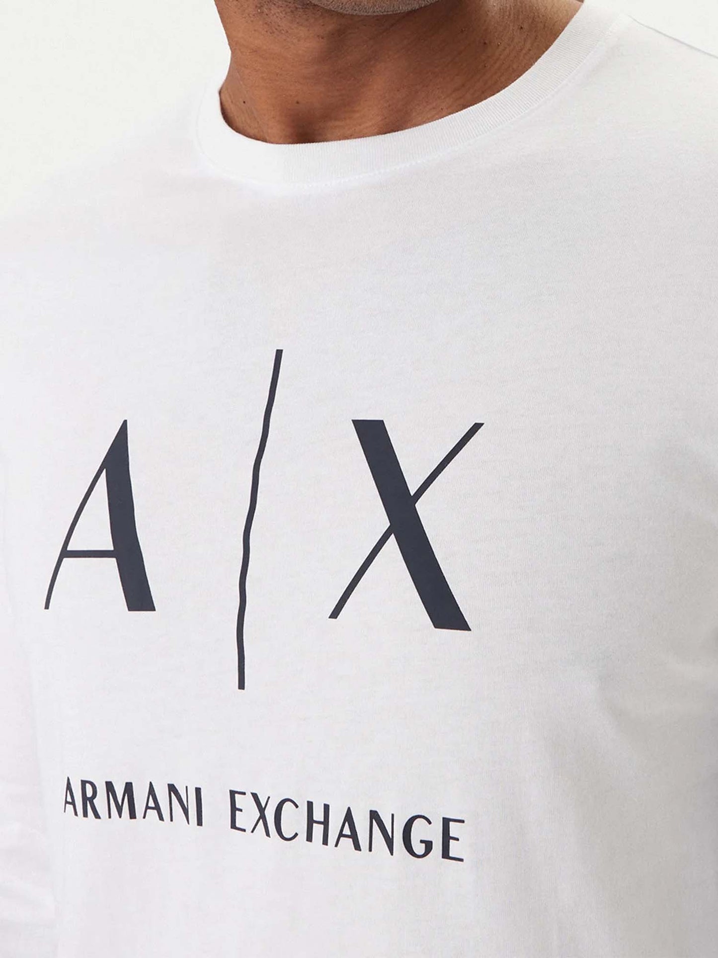 Armani Exchange Xm2684 Af10356 U0002, t-shirt da uomo bianca