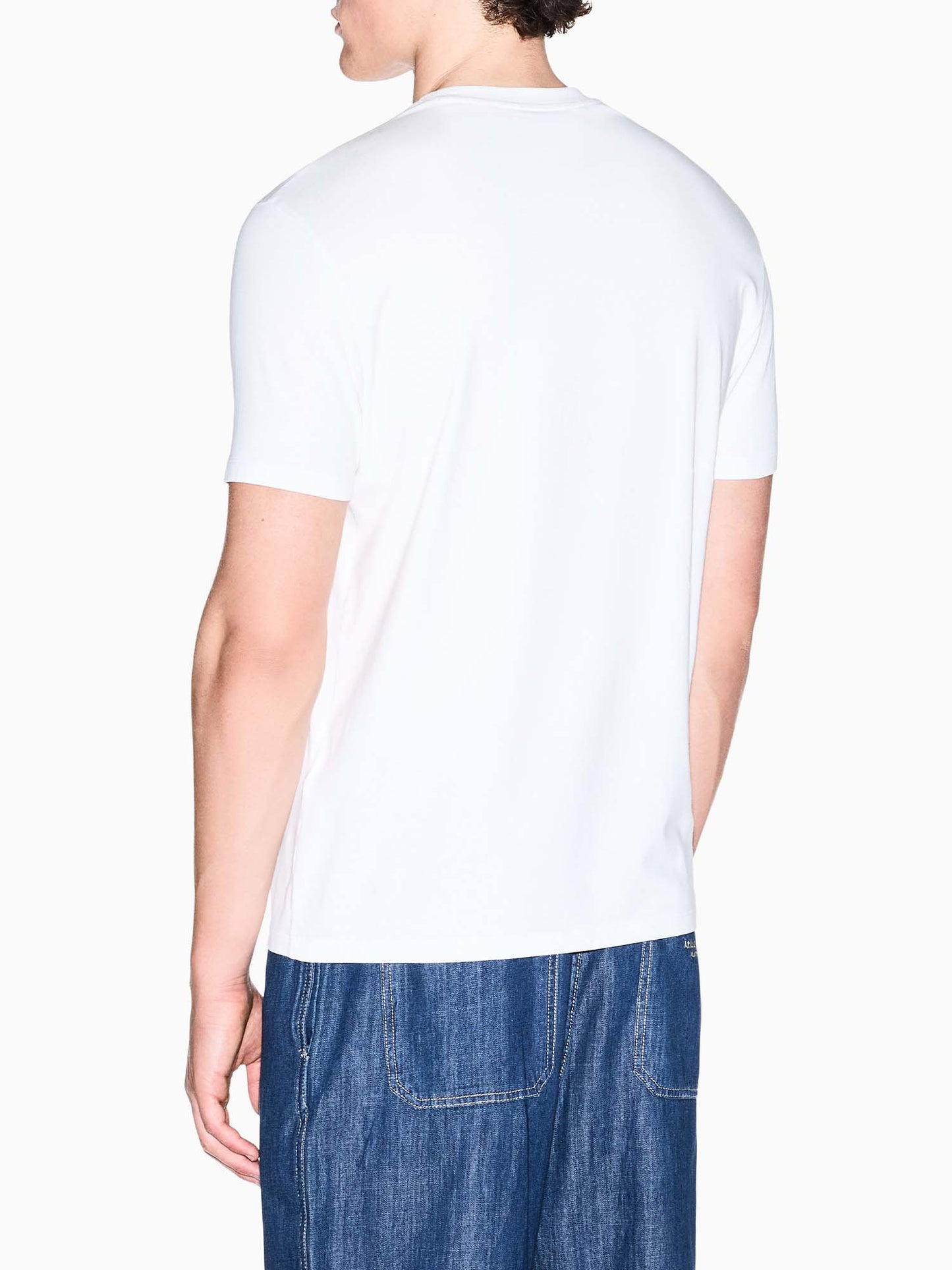 Armani Exchange Xm3141 Af26650 U0009, t-shirt maniche corte da uomo bianca