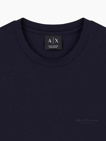 Armani Exchange Xm3141 Af26650 Ub101, t-shirt maniche corte da uomo blu