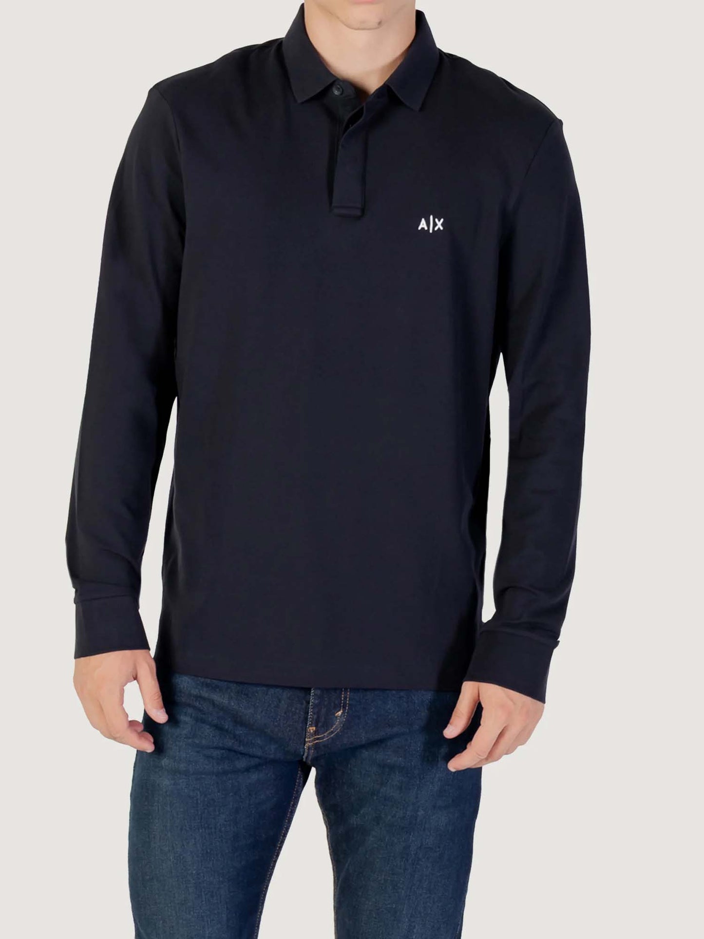 Armani Exchange Card, maglia da uomo blu