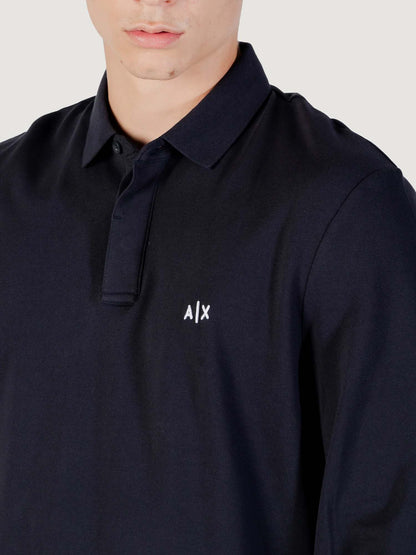 Armani Exchange Card, maglia da uomo blu
