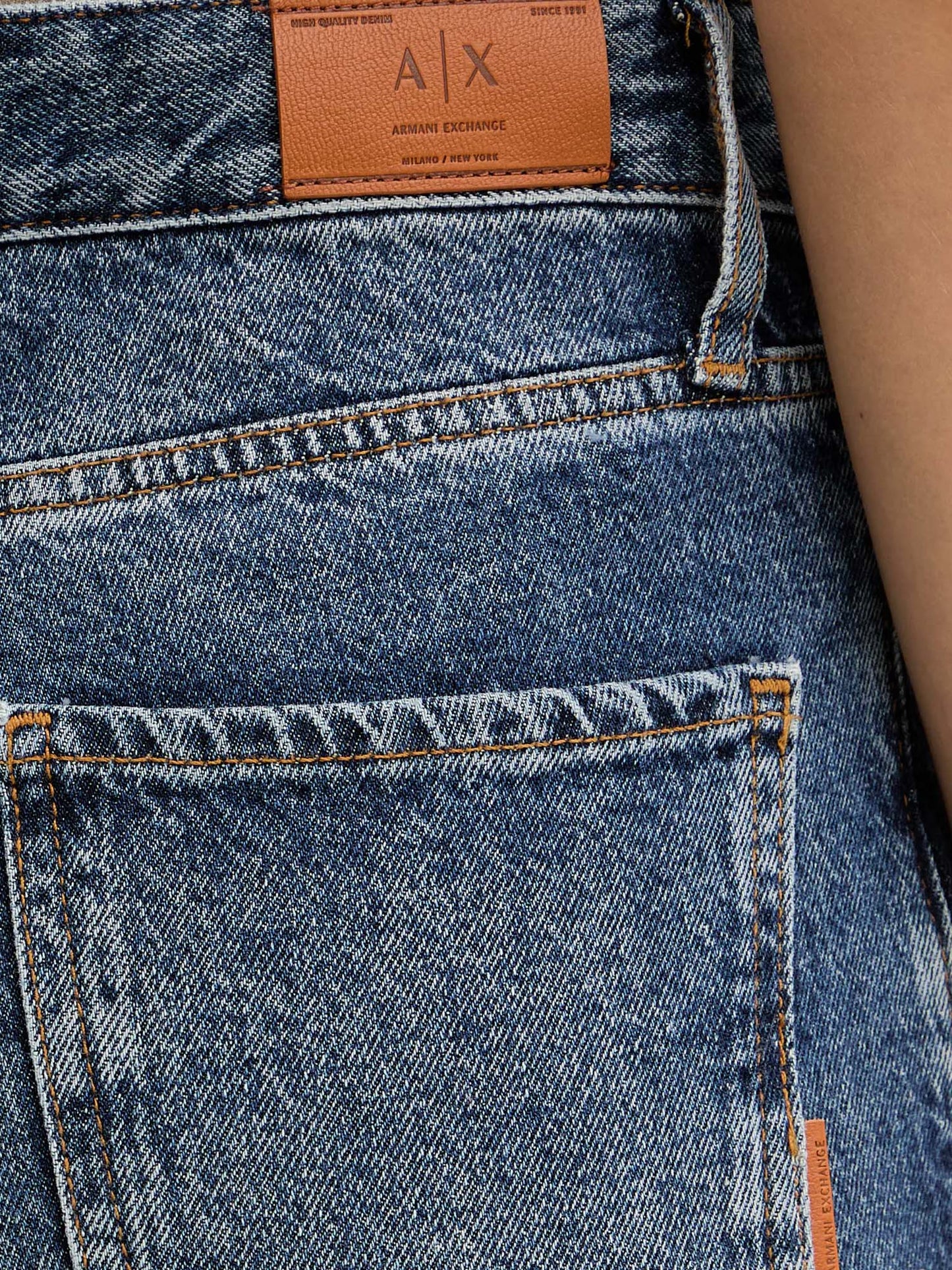 Armani Exchange XW0073 AF21360 MB001, jeans da donna denim