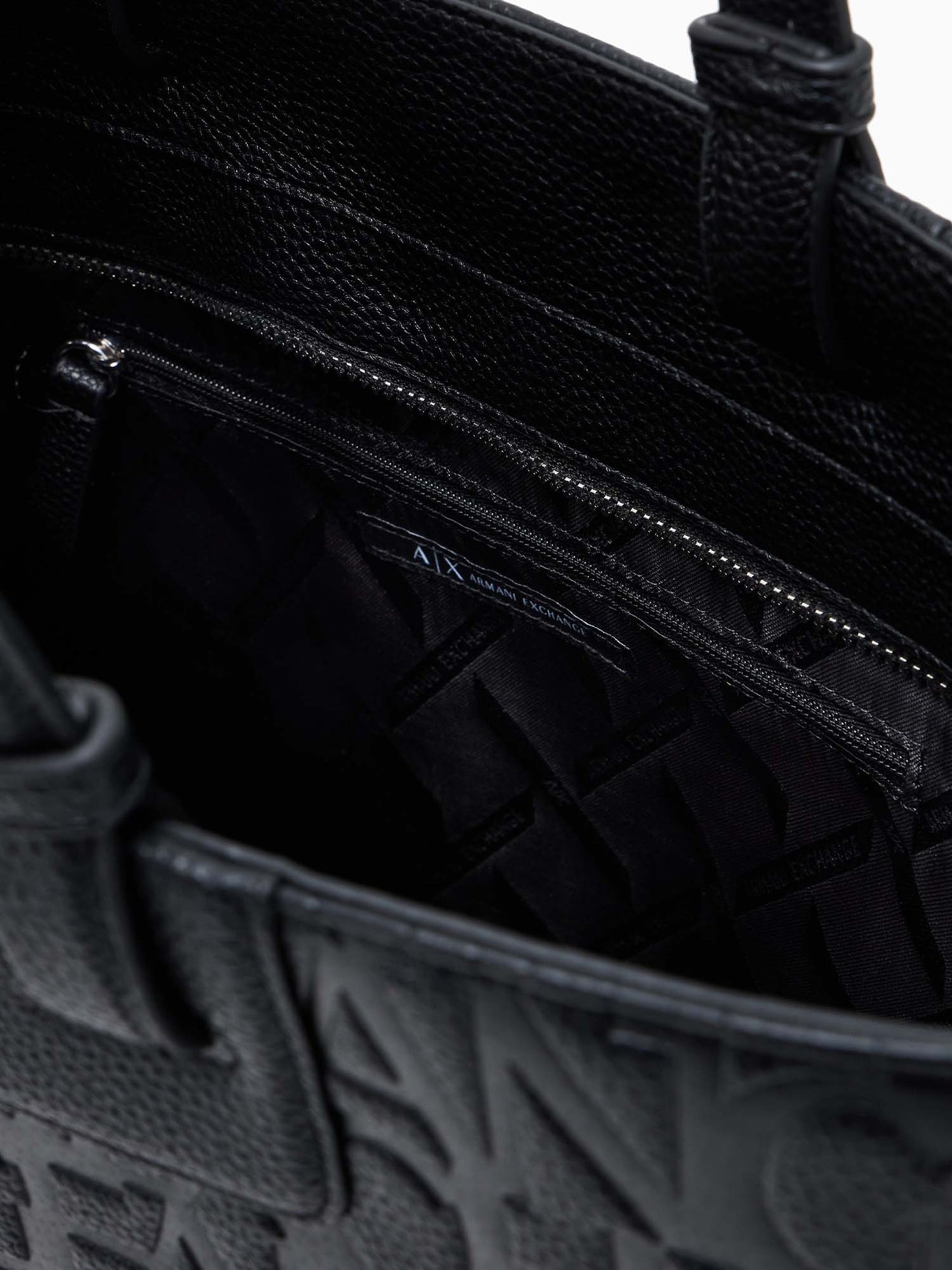 Armani Exchange Liz M Tote bag, borsa Unisex adulto nera