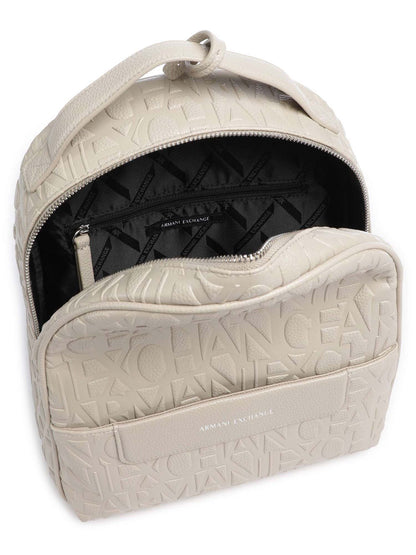 Armani Exchange XW2234 AF15774 U6208, zaino unisex adulto beige