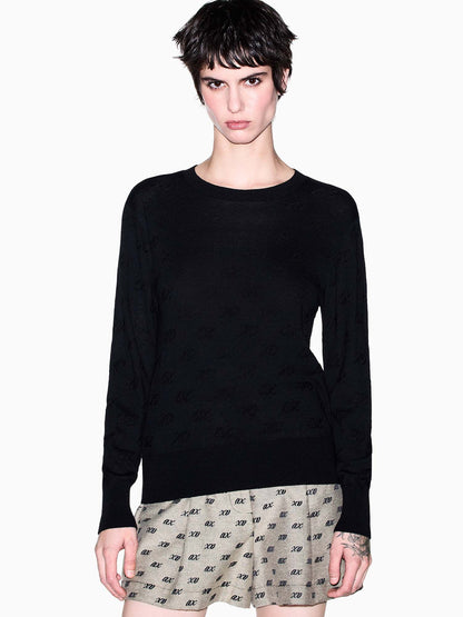 Armani Exchange Pullover, maglia da donna nera